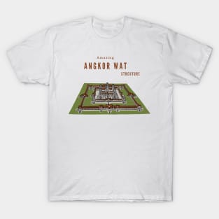 Amazing Angkor architectural structure T-Shirt
